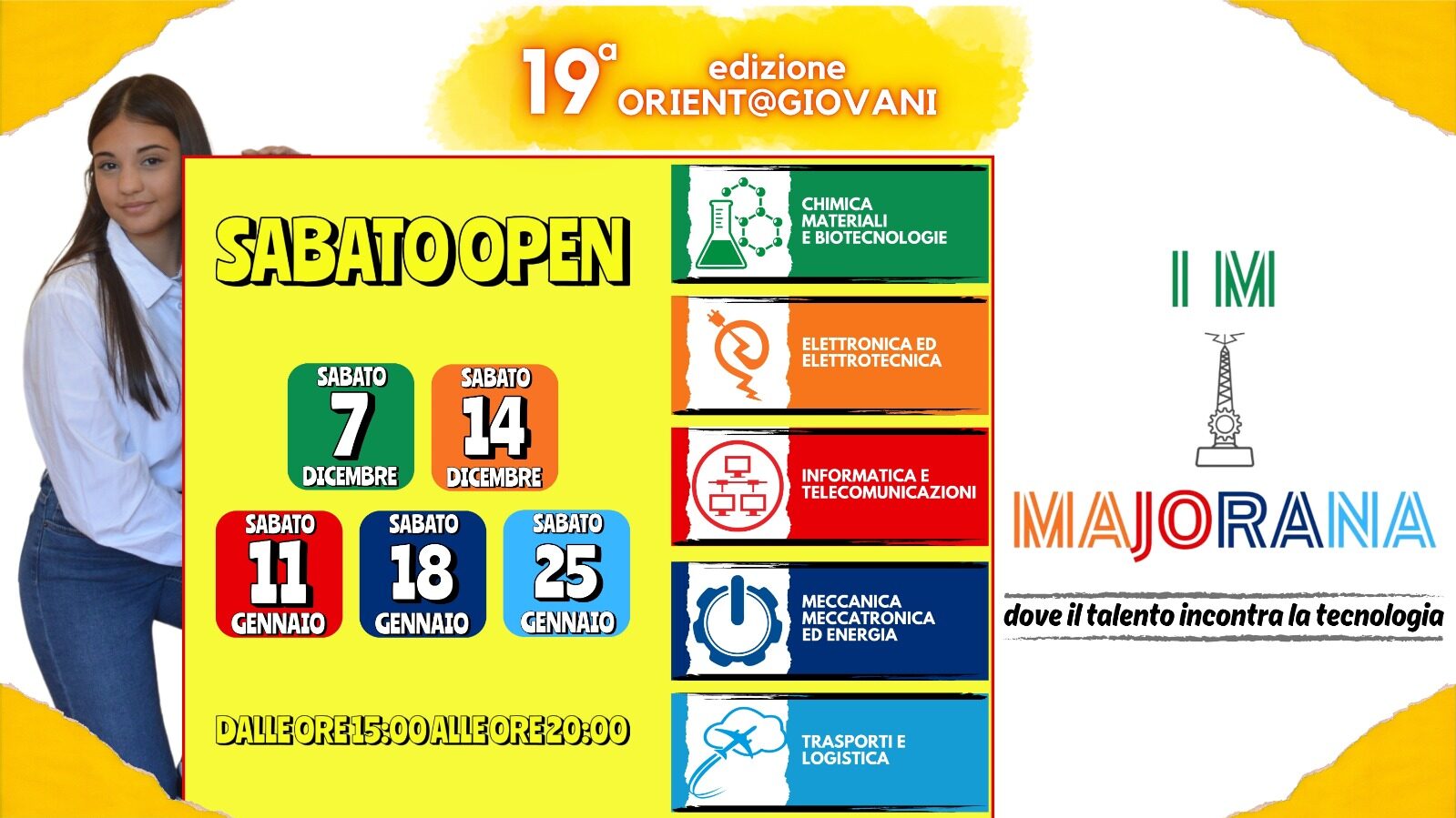 Sabato Open ITT Majorana Orientamento 2024